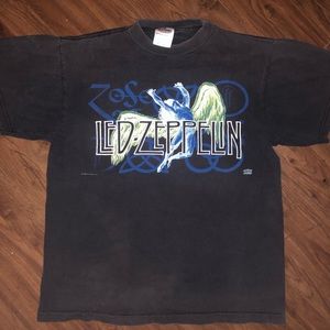 Vintage Led Zeppelin Winterland Rock T-shirt faded